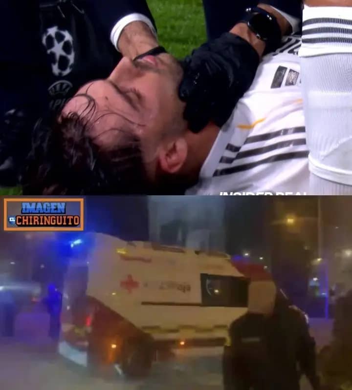 Choc au Santiago Bernabéu : Raúl Asencio évacué en ambulance, le Real Madrid retient son souffle