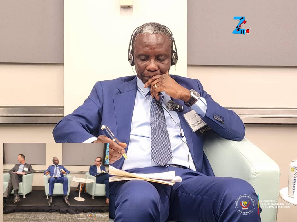 RDC : à WASHINGTON, John BANZA LUNDA présente la stratégie de modernisation des transports