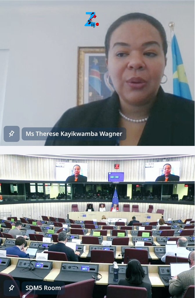 Parlement européen : Thérèse KAYIKWAMBA appelle l’UE à sanctionner le Rwanda
