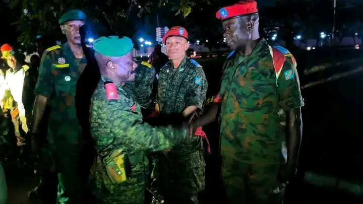 Lubumbashi :Fin des rumeures,le général Eddy Kapend est là.