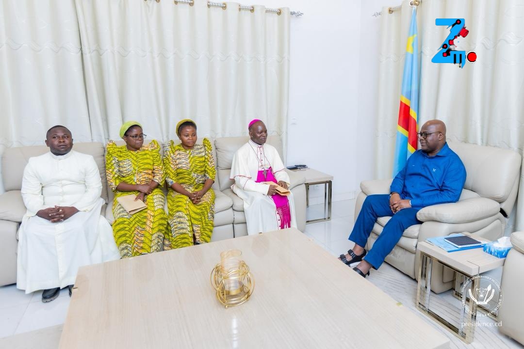 RDC : Tshisekedi échange avec l’évêque de Kenge sur les défis du Grand Bandundu