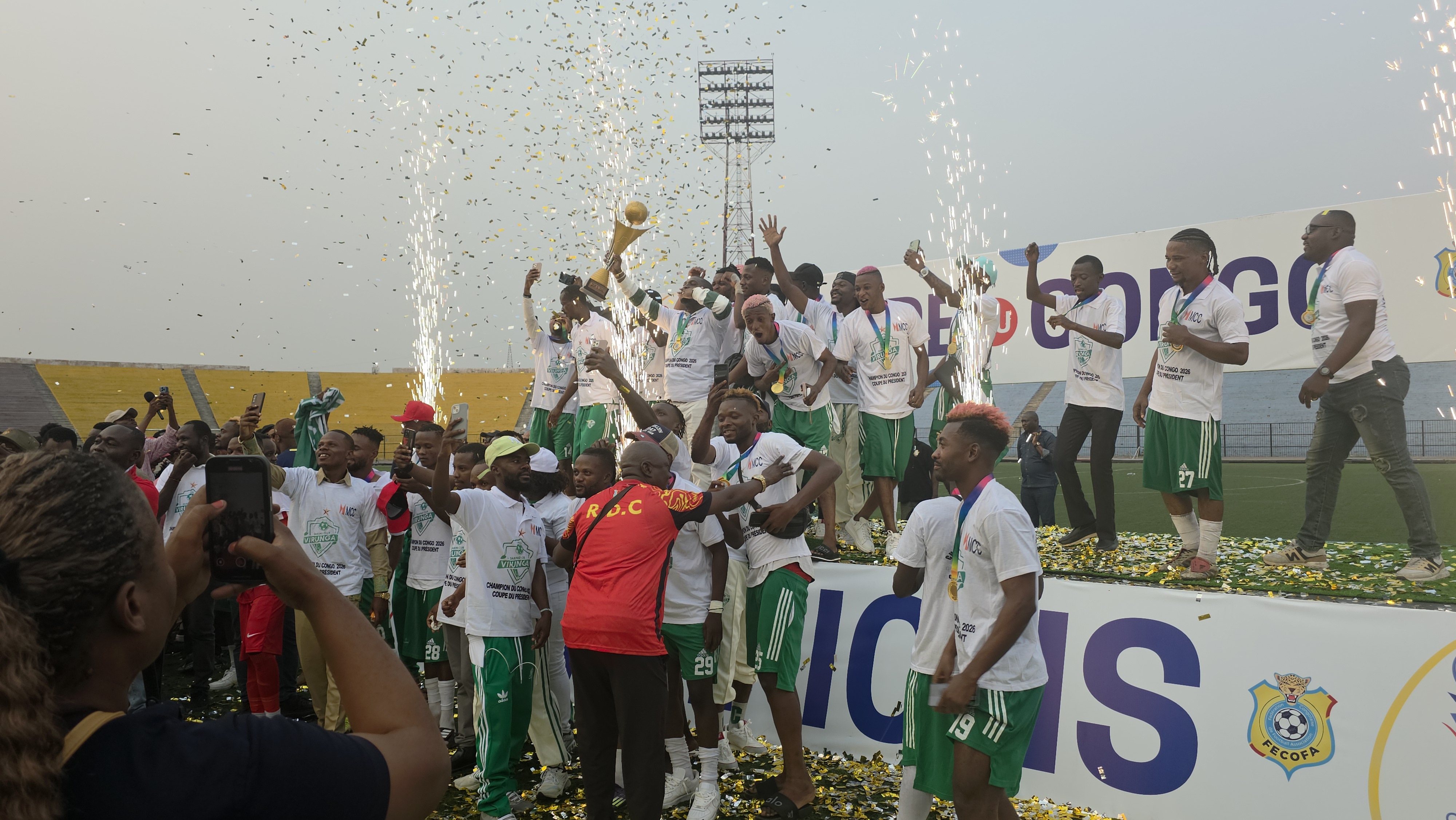 Coupe du Congo | Le DC Virunga entre dans l'histoire en remportant son premier sacre nationa